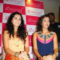 Taapsee and Lakshmi Prasanna Manchu at Opening of Laasyu Shop - Pictures